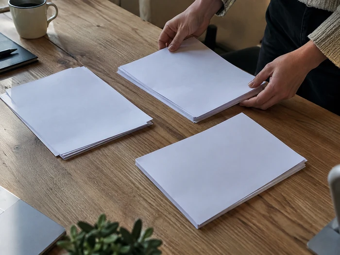 Documents répartis en trois groupes