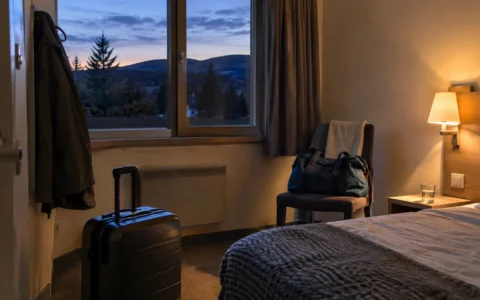 Arrivée au logement avant une cure