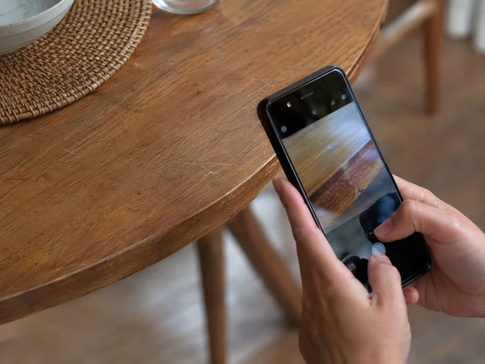Photographie d’une marque sur une table